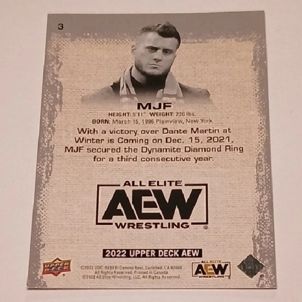 AEW Wrestling Trading Cards Set!!!